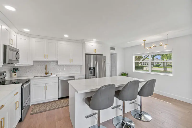 Kitchen at 70 Valencia C, Delray Beach