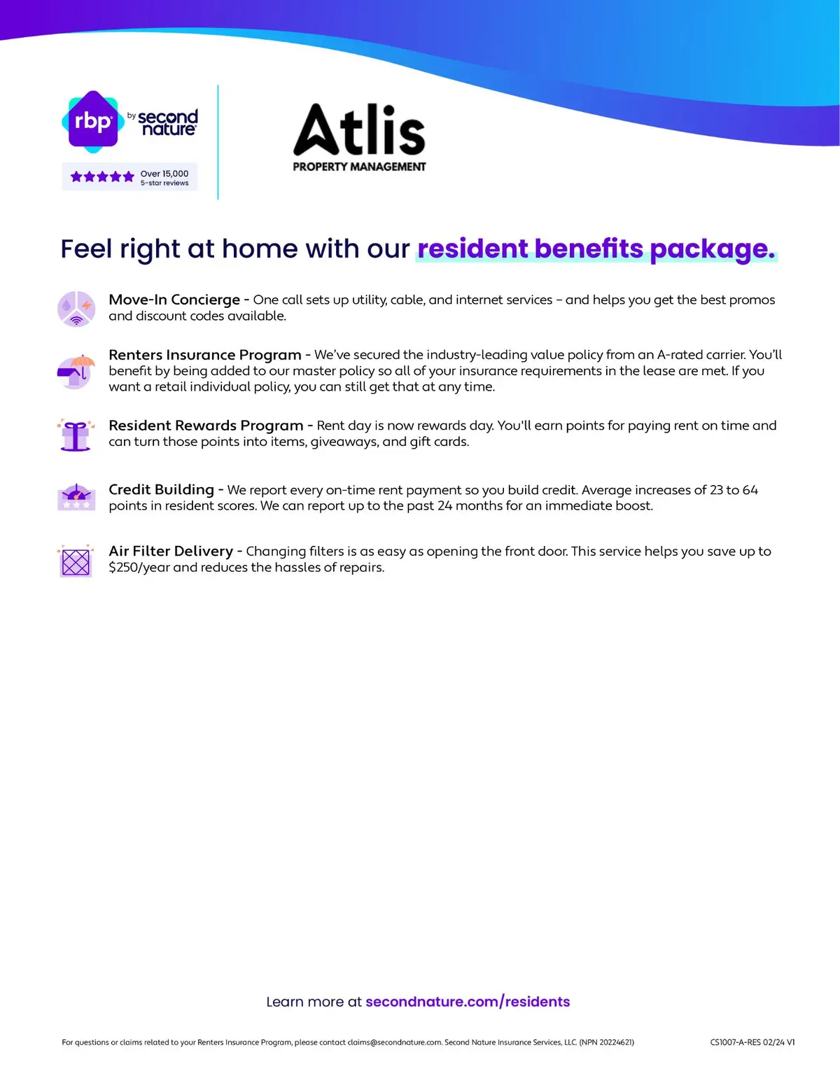 atlis-resident-benefits at 405 SOUTHWIND Drive 5, North Palm Beach