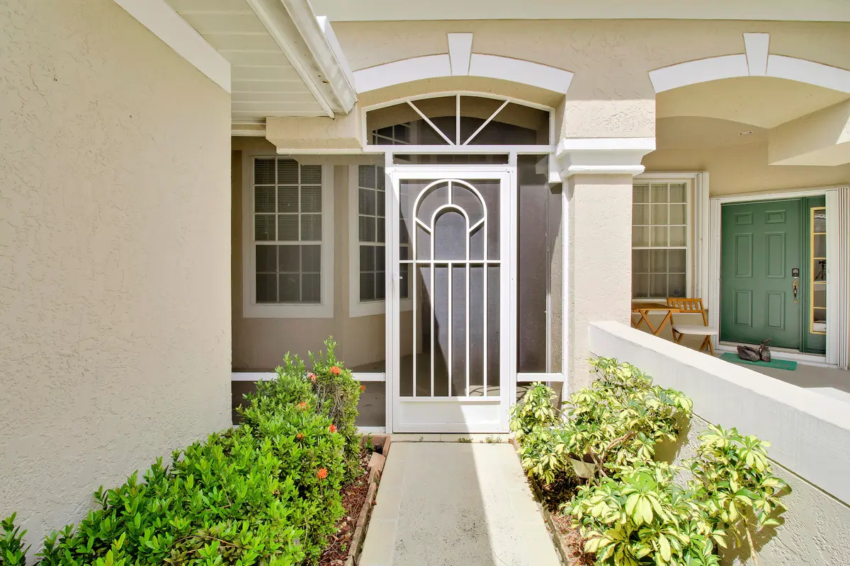 Screened Front Entry at 1667 SW Harbour Isles Circle, Port St. Lucie