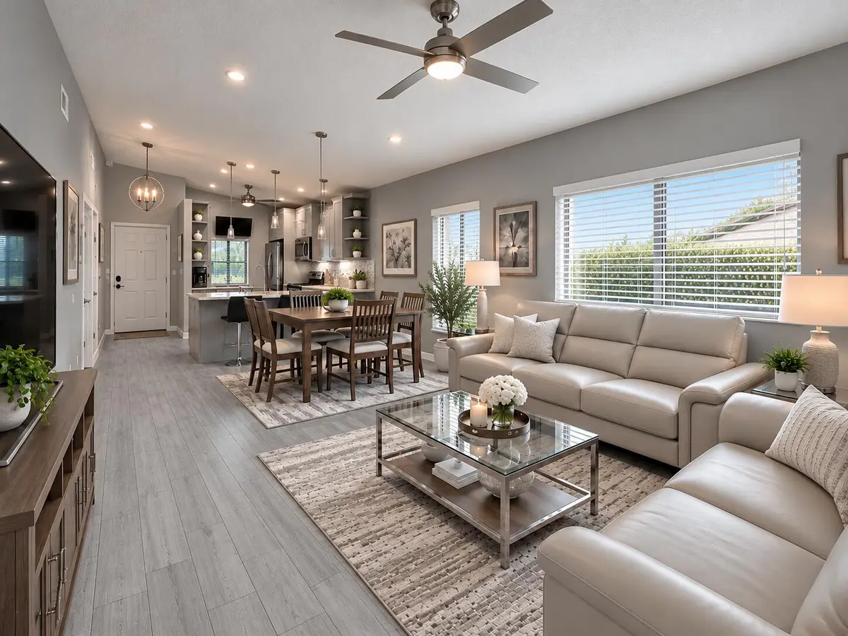 Living room at 8057 SPRINGTREE Road, Boca Raton