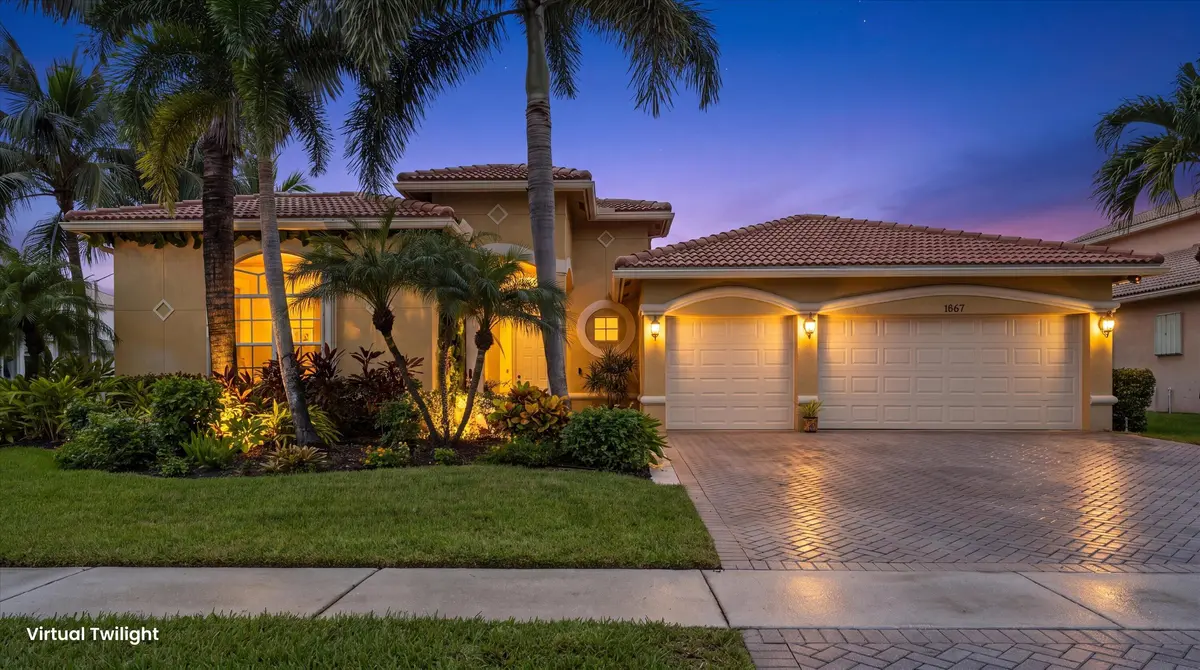 Front Exterior at 1867 Waldorf Street, Royal Palm Beach