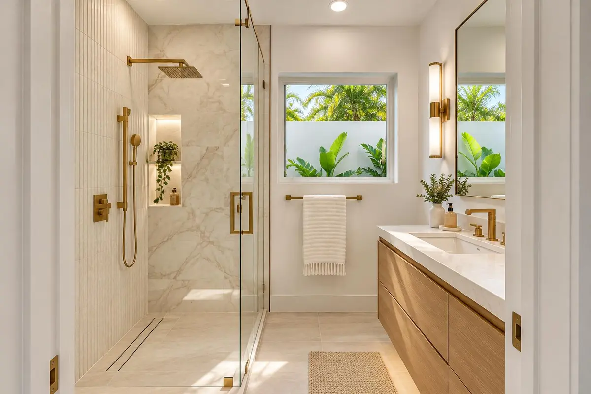 Rendering Bathroom at 348 Alhambra Place, West Palm Beach