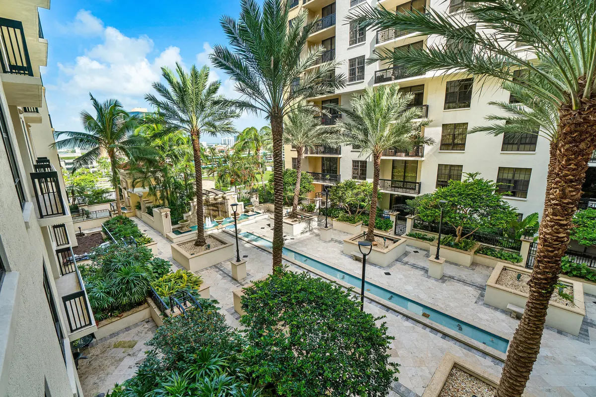 Beautiful Courtyard & Fountain Views at 801 S OLIVE Avenue 1027, West Palm Beach