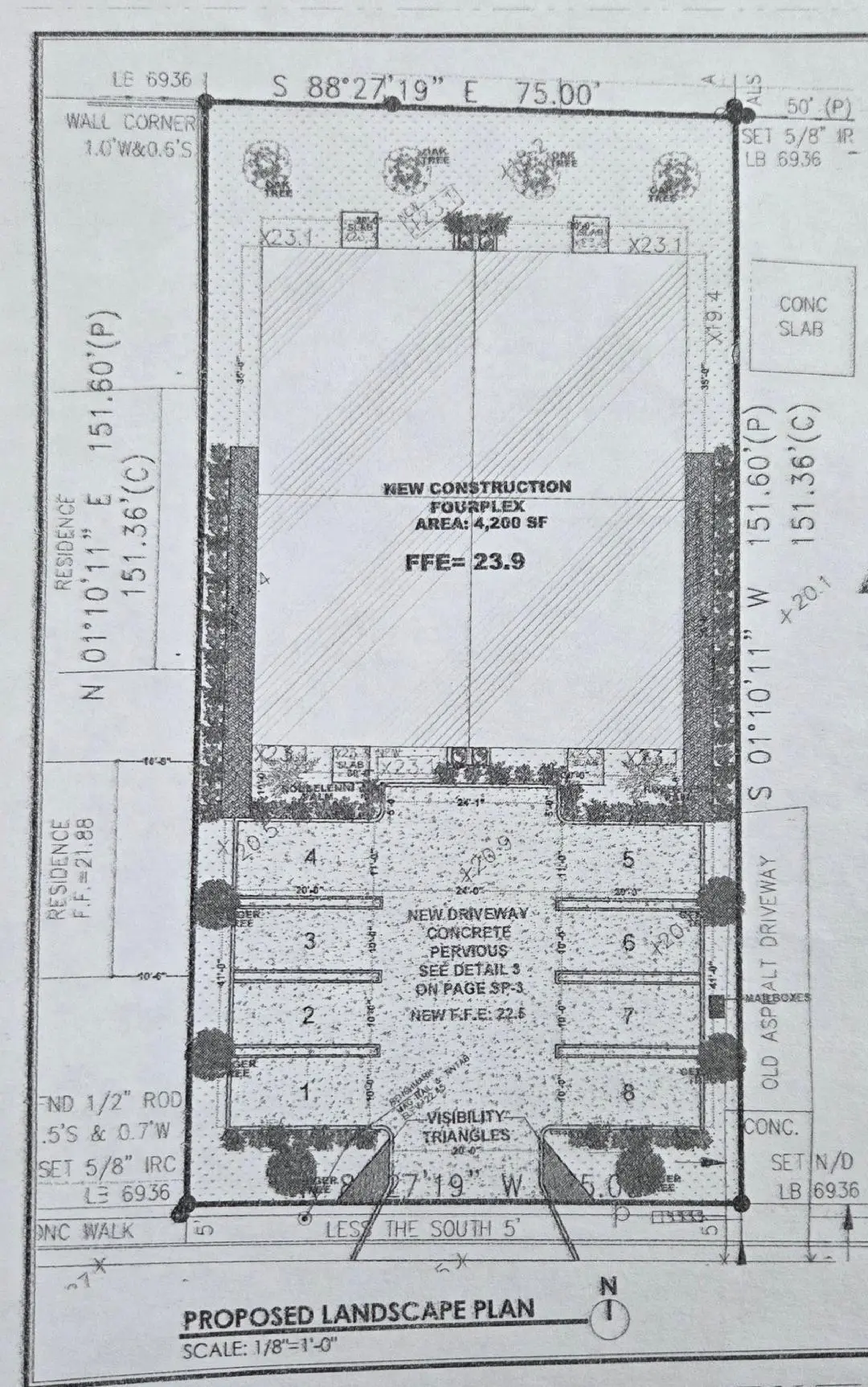 1114 W 28 ST - Site Plan at 1114 W 28th Street, Riviera Beach
