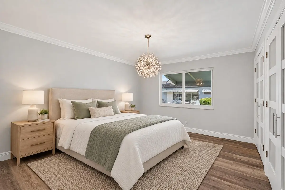 06_Bedroom_1_Virtually_staged at 455 High Point Boulevard D, Delray Beach