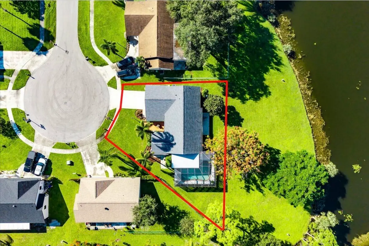5527 Adair Way- Property Boundary at 5527 Adair Way, Lake Worth