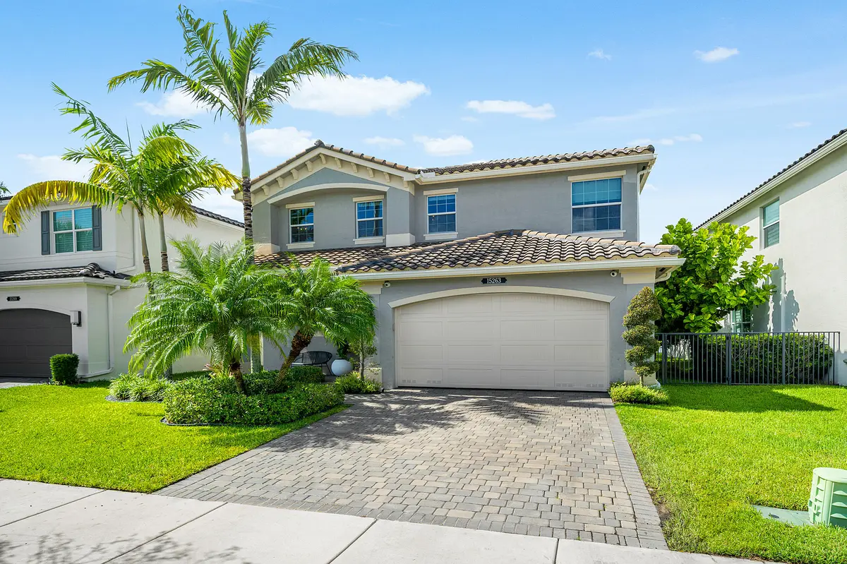 Front Exterior - Driveway at 15263 Cherry Creek Lane, Delray Beach