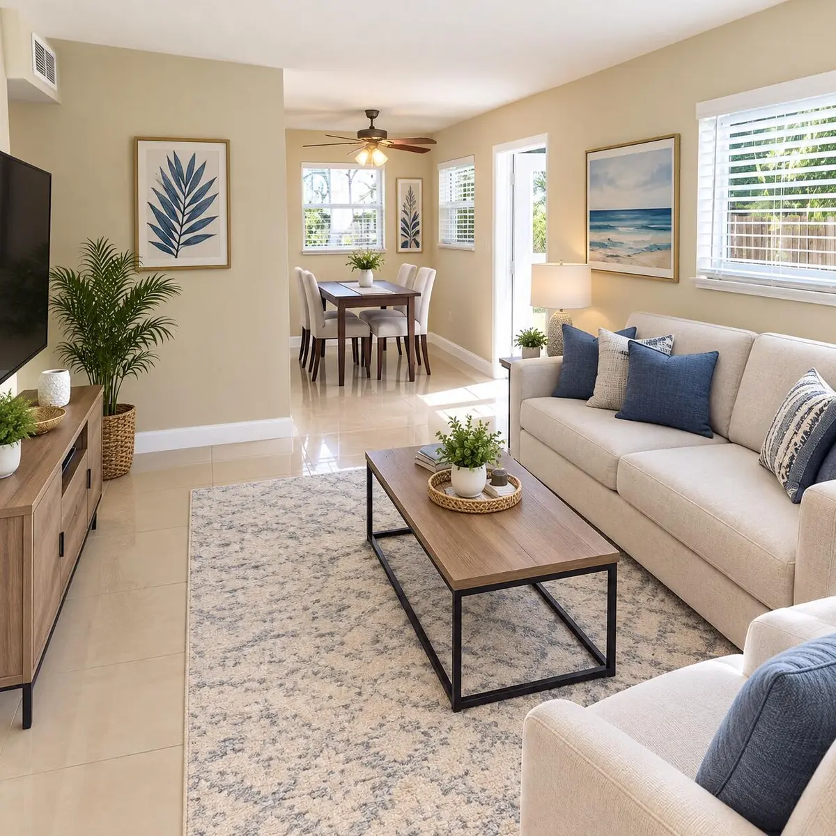 206 Photo - BrigLiving Room at 204 NE 10TH Avenue 206, Fort Lauderdale