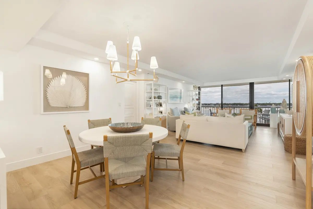 DIning-Living Area at 3300 S OCEAN Boulevard 407N, Palm Beach