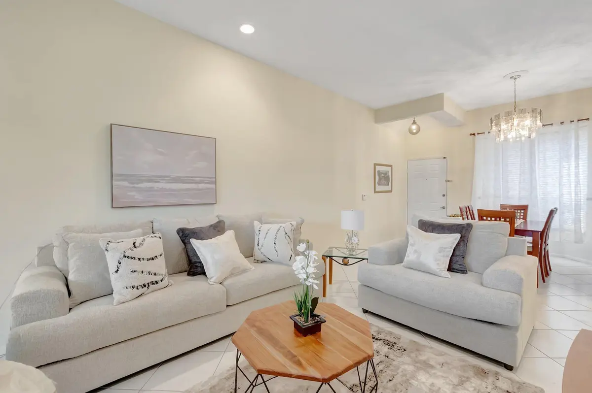 Living area at 7472 La Paz Boulevard 302, Boca Raton