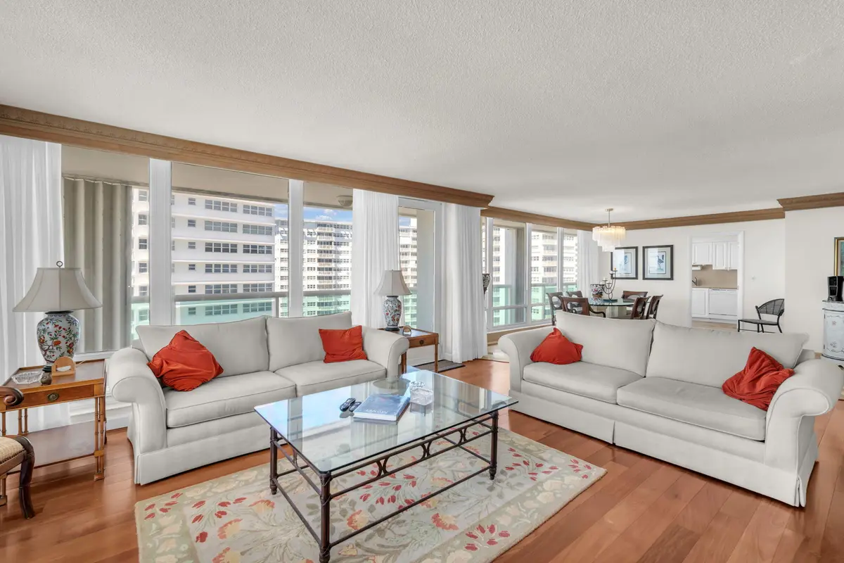 Living Room at 2100 S Ocean Lane 902, Fort Lauderdale