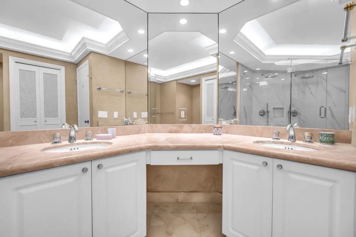 Master Bath at 2100 S Ocean Lane 902, Fort Lauderdale