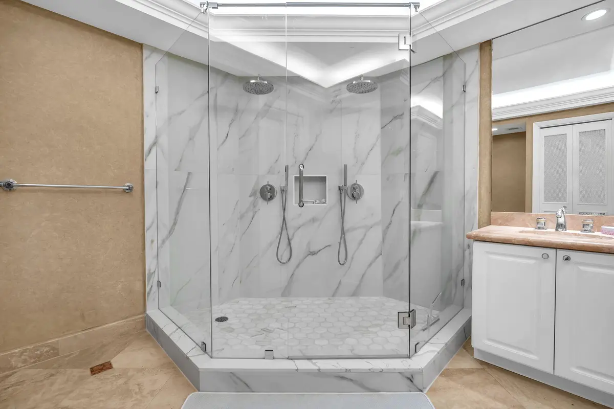 Master Bath at 2100 S Ocean Lane 902, Fort Lauderdale