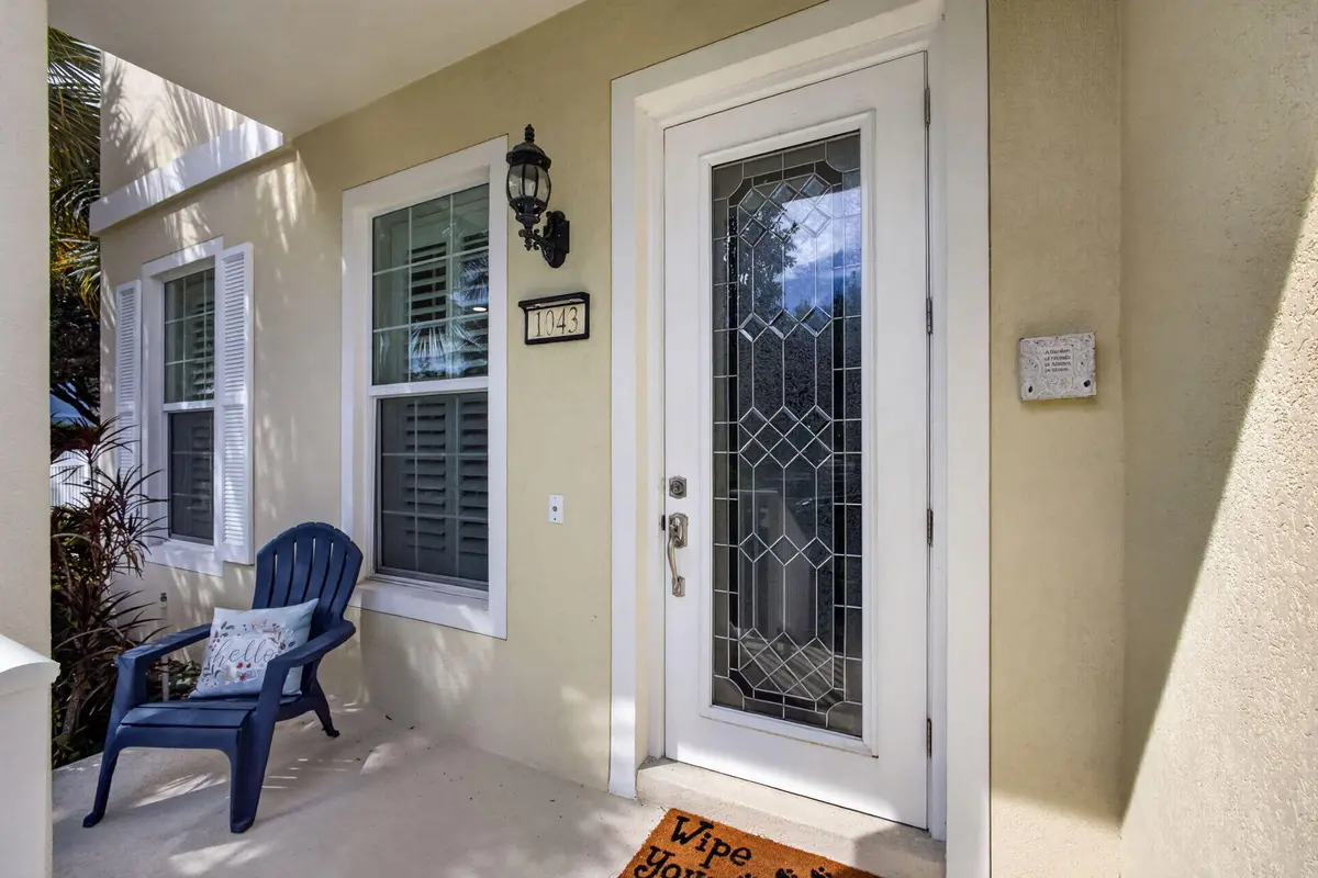 Entrance at 1043 Key Largo Street, Jupiter