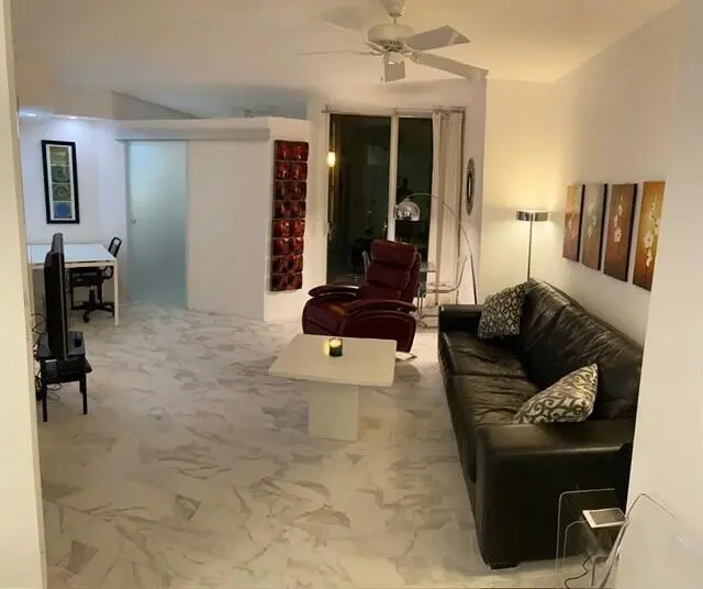 Living room at 600 S DIXIE Highway 258, West Palm Beach