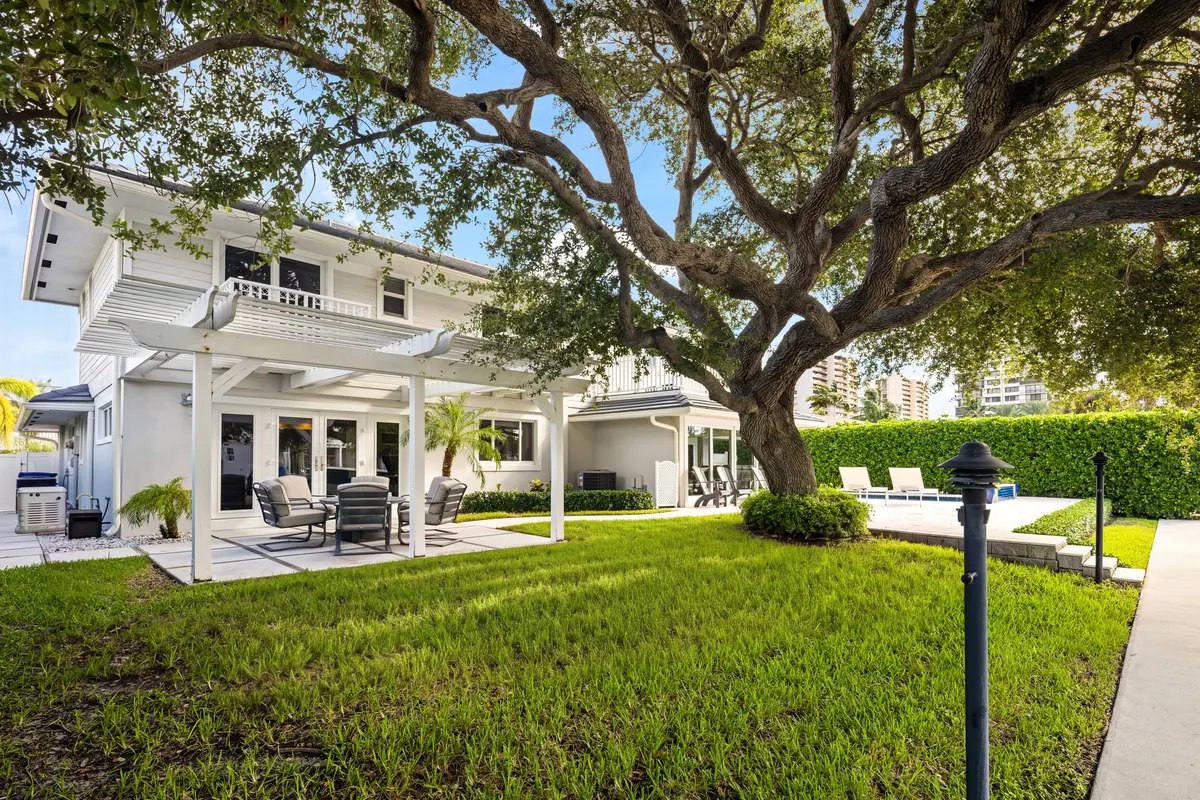 Backyard at 1231 Gulfstream Way, Singer Island