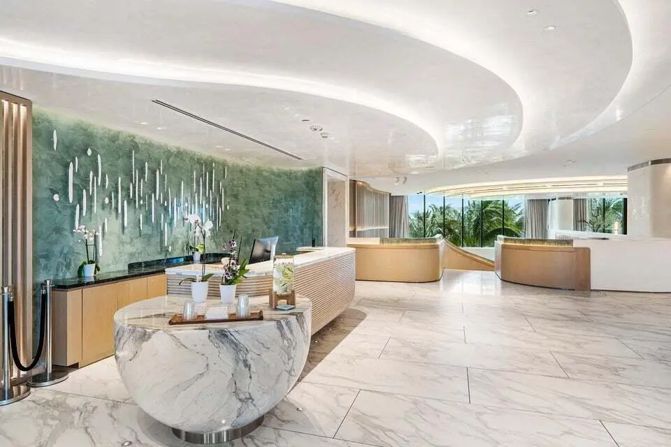 Casamar Grand Entrance at 900 N OCEAN Boulevard 1204, Pompano Beach