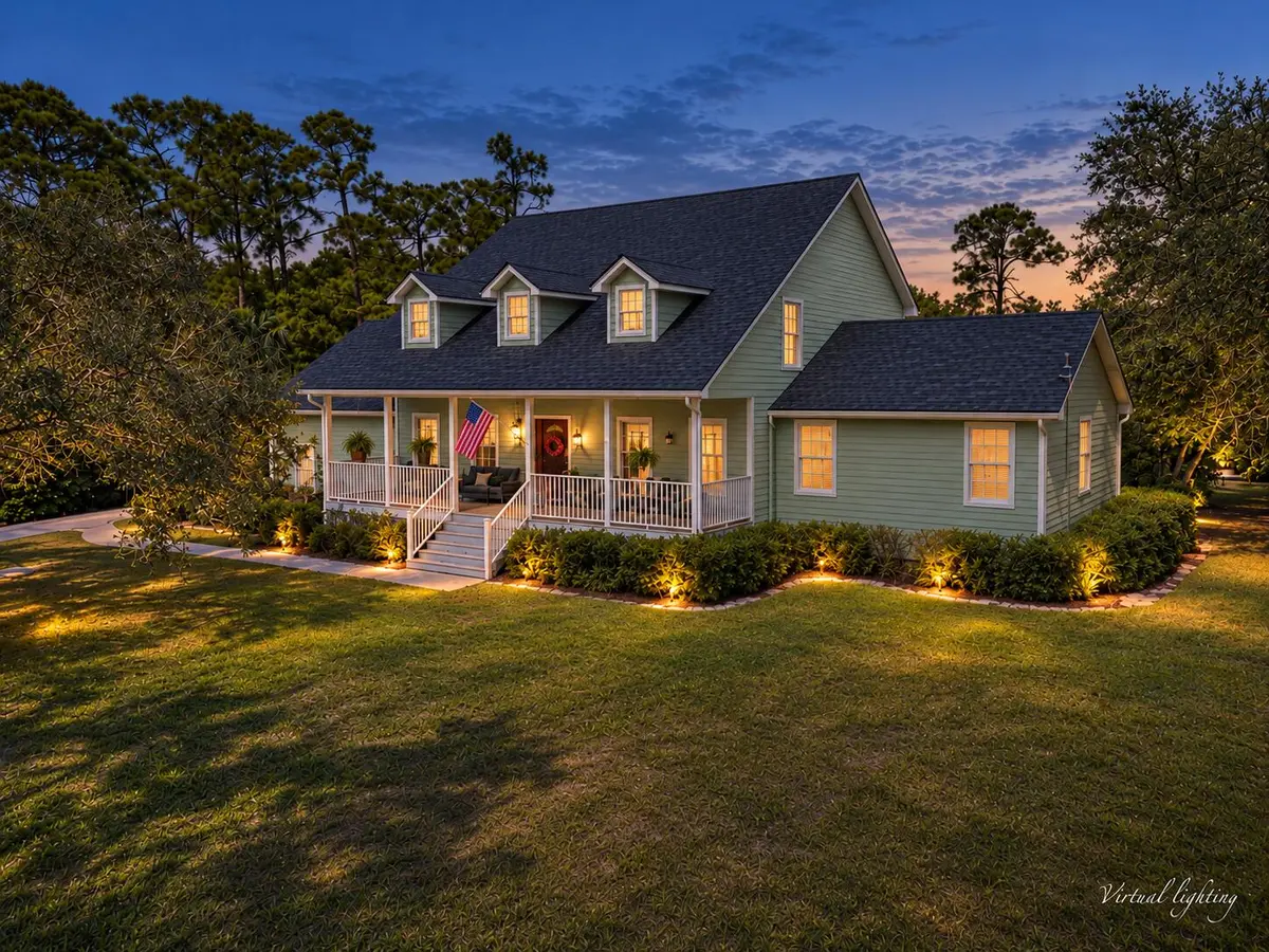 Twilight Glow at the Seafoam Cottage at 10612 Pine Cone Lane, Fort Pierce