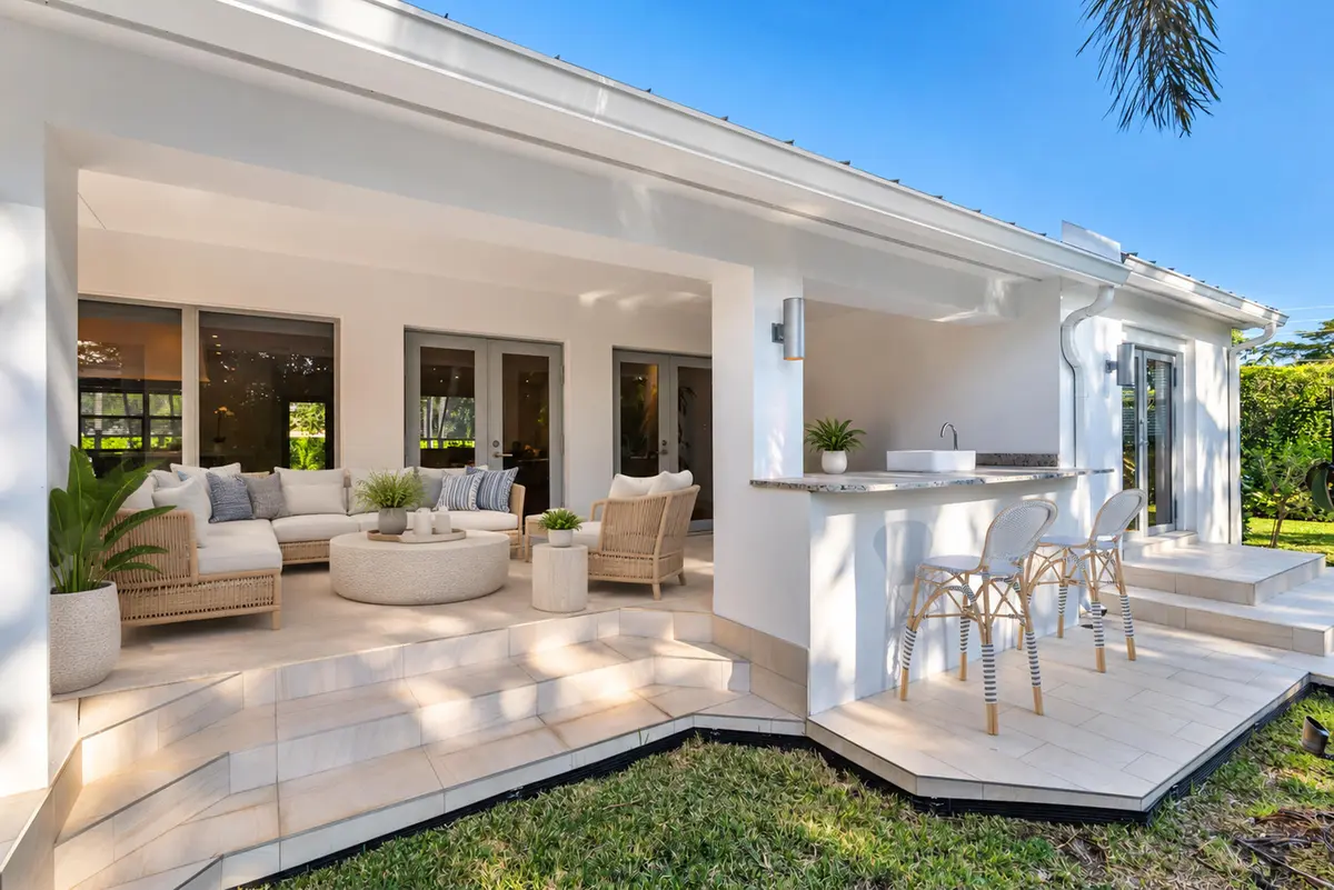 Large Covered Patio at 308 Buckingham Road, West Palm Beach
