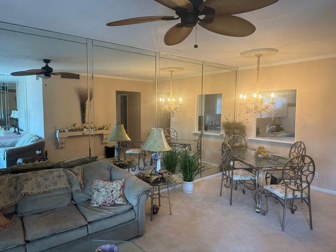 Living Room Dining Area at 5401 NW 2nd Avenue Apt 329, Boca Raton