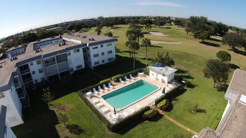 Arial East to West at 5401 NW 2nd Avenue Apt 329, Boca Raton