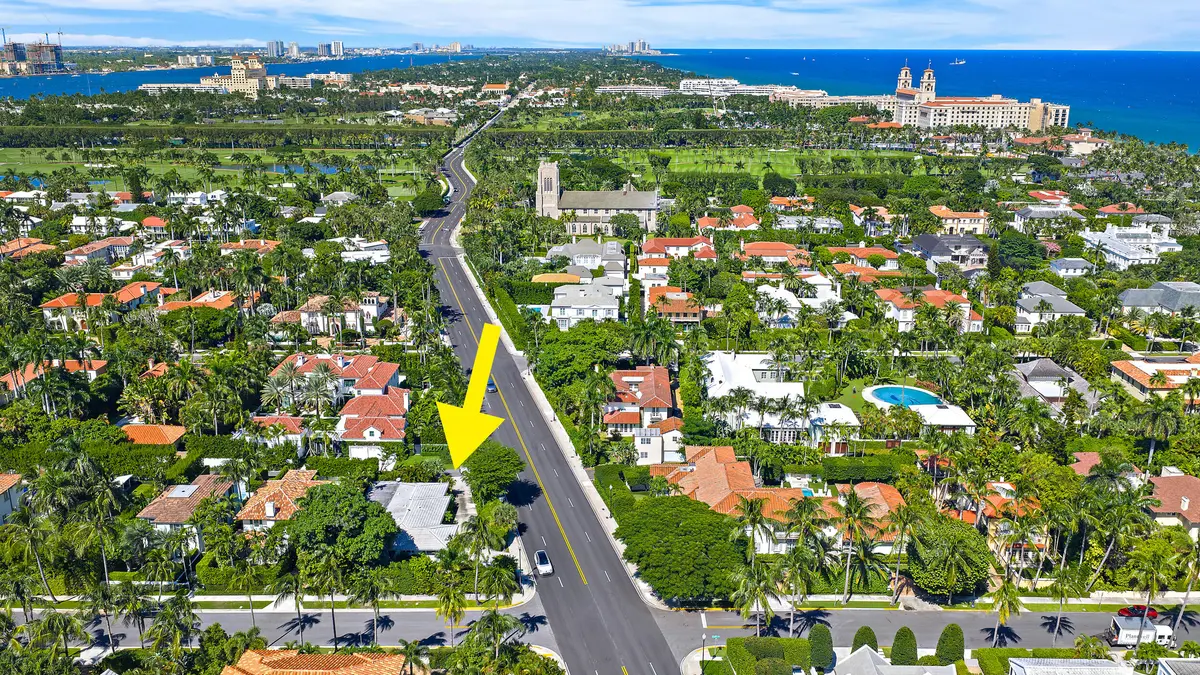 Exterior Aerial at 190 S County Road, Palm Beach