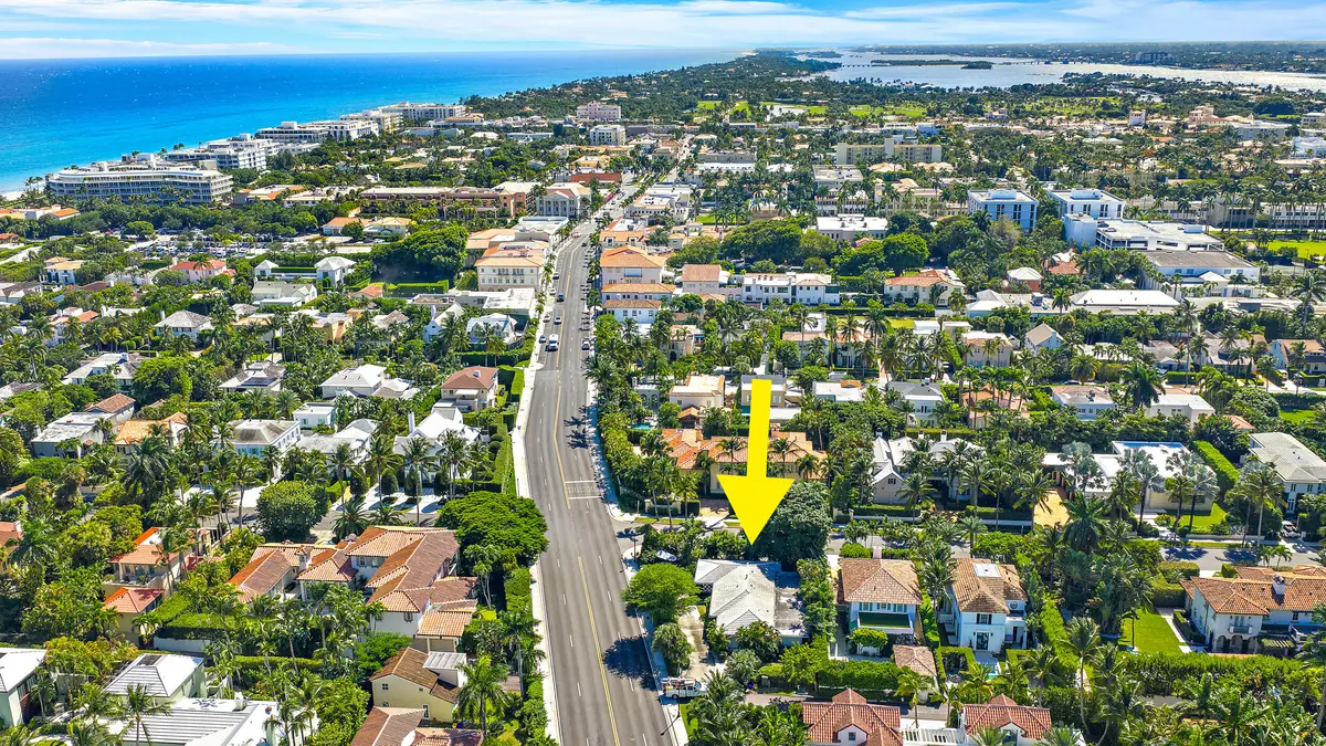Exterior Aerial at 190 S County Road, Palm Beach