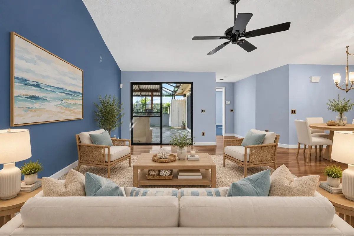 Living Room at 5950 Golden Eagle Circle, Palm Beach Gardens