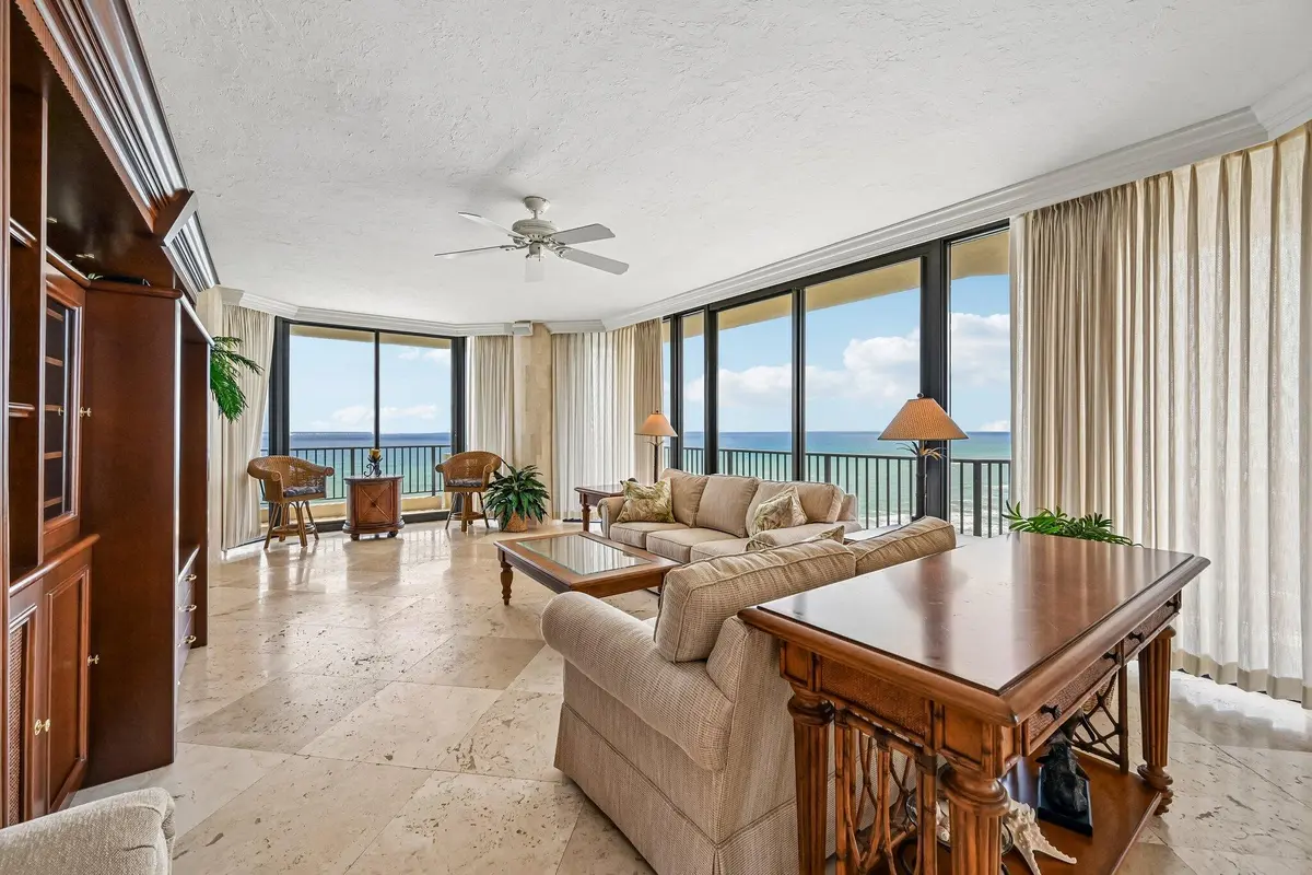 Living Room at 800 OCEAN Drive 1105, Juno Beach