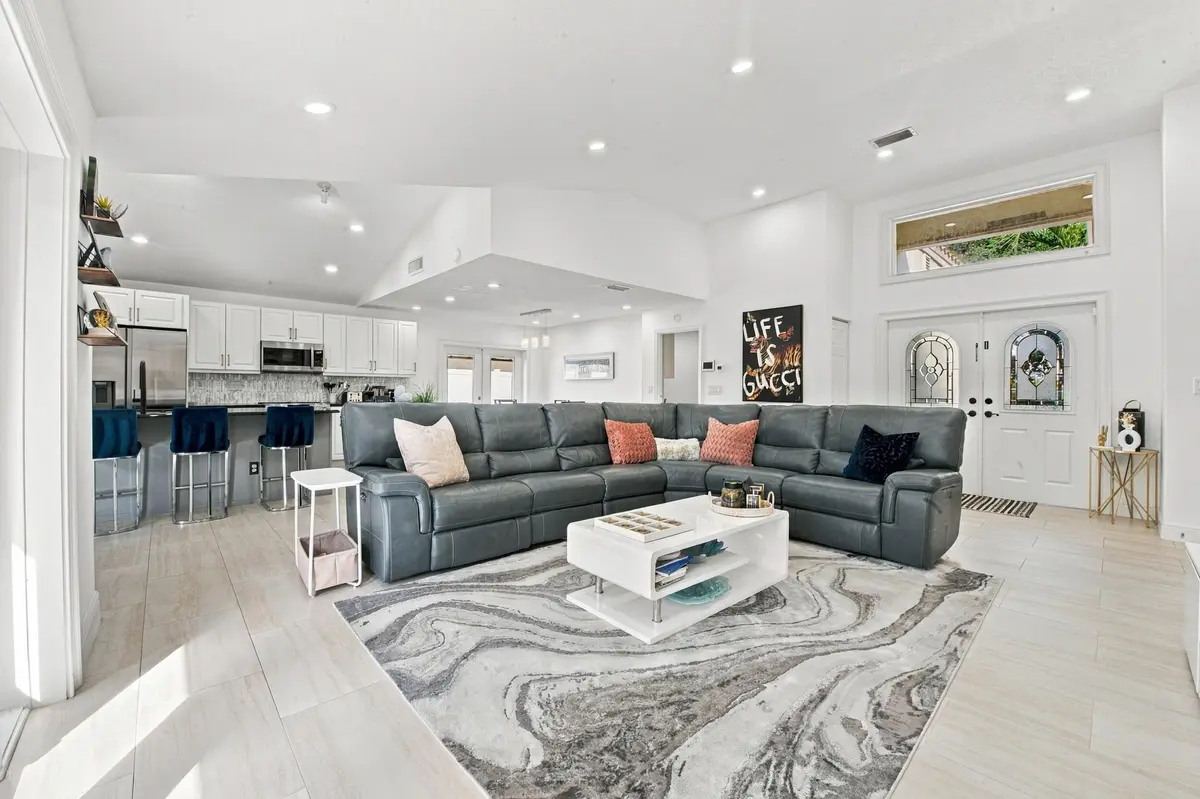 Living Room at 8928 Escondido Way, Boca Raton