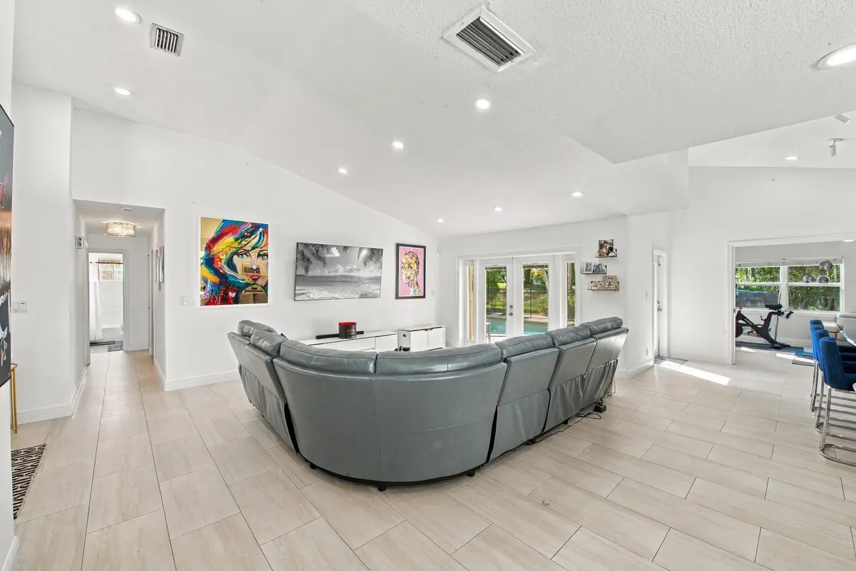 Living Room at 8928 Escondido Way, Boca Raton