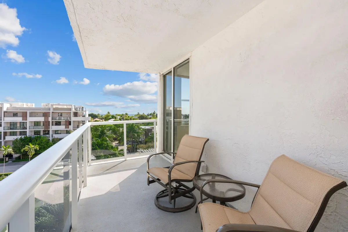BALCONY WITH GREAT NE VIEW at 3015 N Ocean Boulevard 5F, Fort Lauderdale