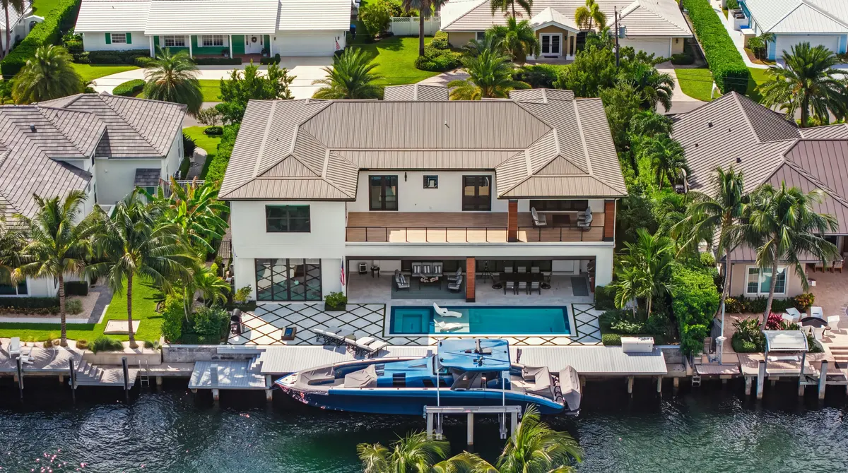 Aerial at 1060 Fairview Lane, West Palm Beach