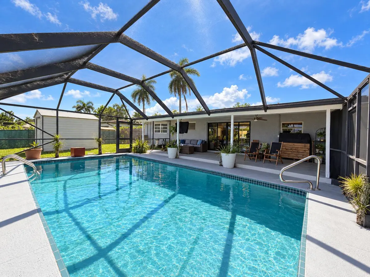 Poolside at 236 TAM O SHANTER Drive, Palm Springs