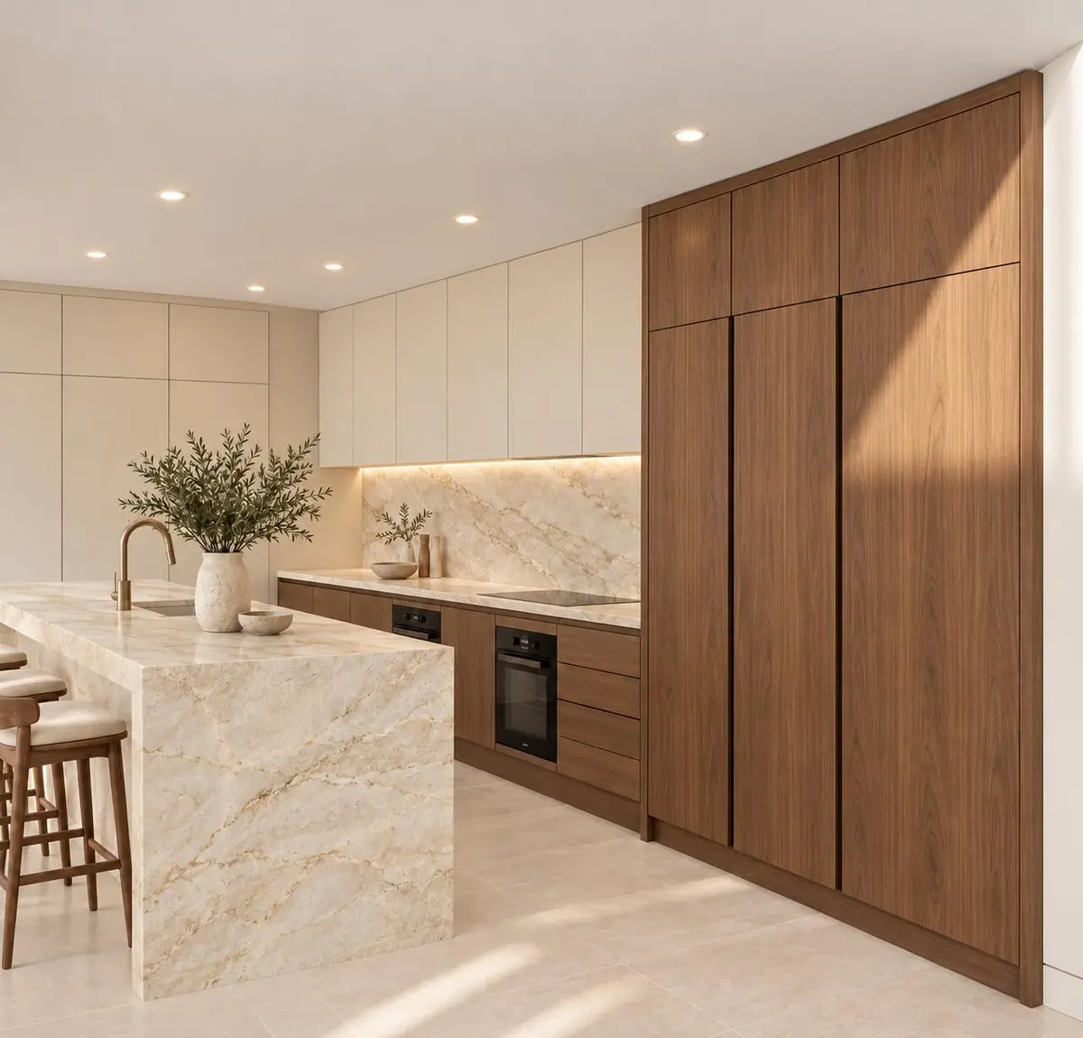 RENDERING Kitchen at 7438 Pine Tree Lane, West Palm Beach