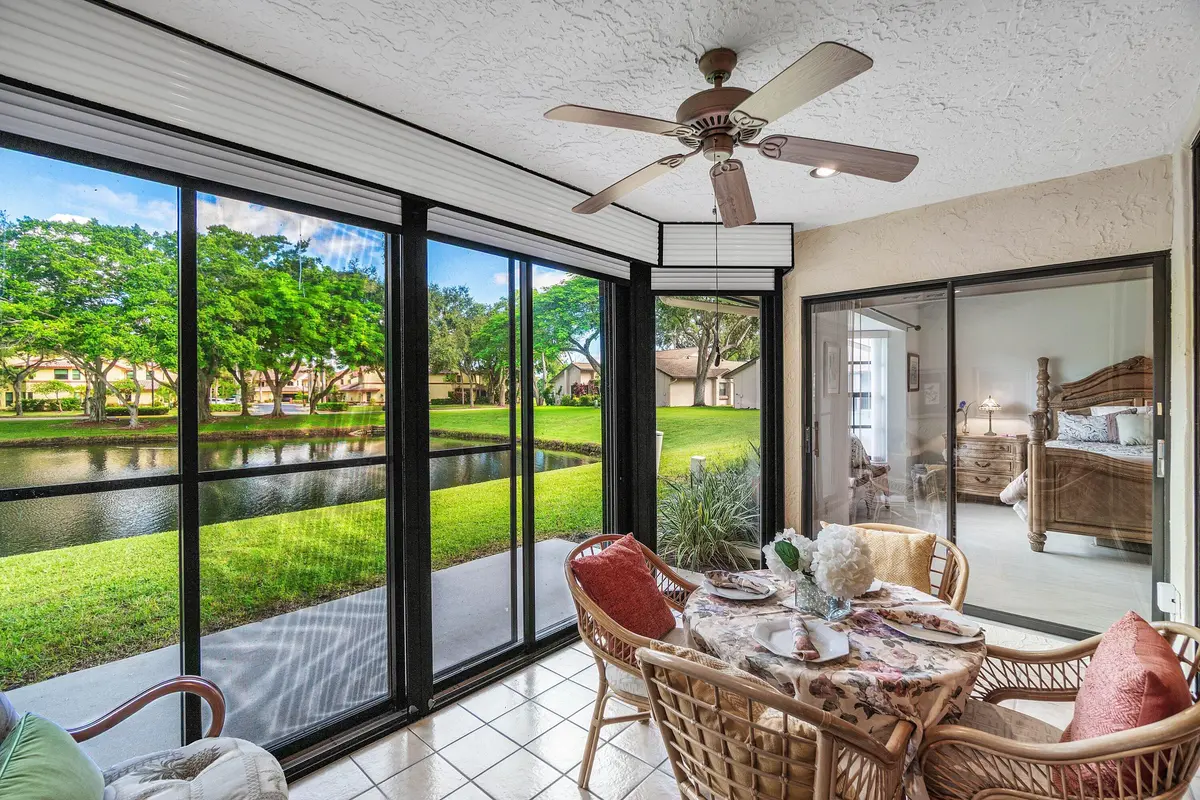 Patio Space Out Back at 5265 FAIRWAY WOODS Drive 3112, Delray Beach