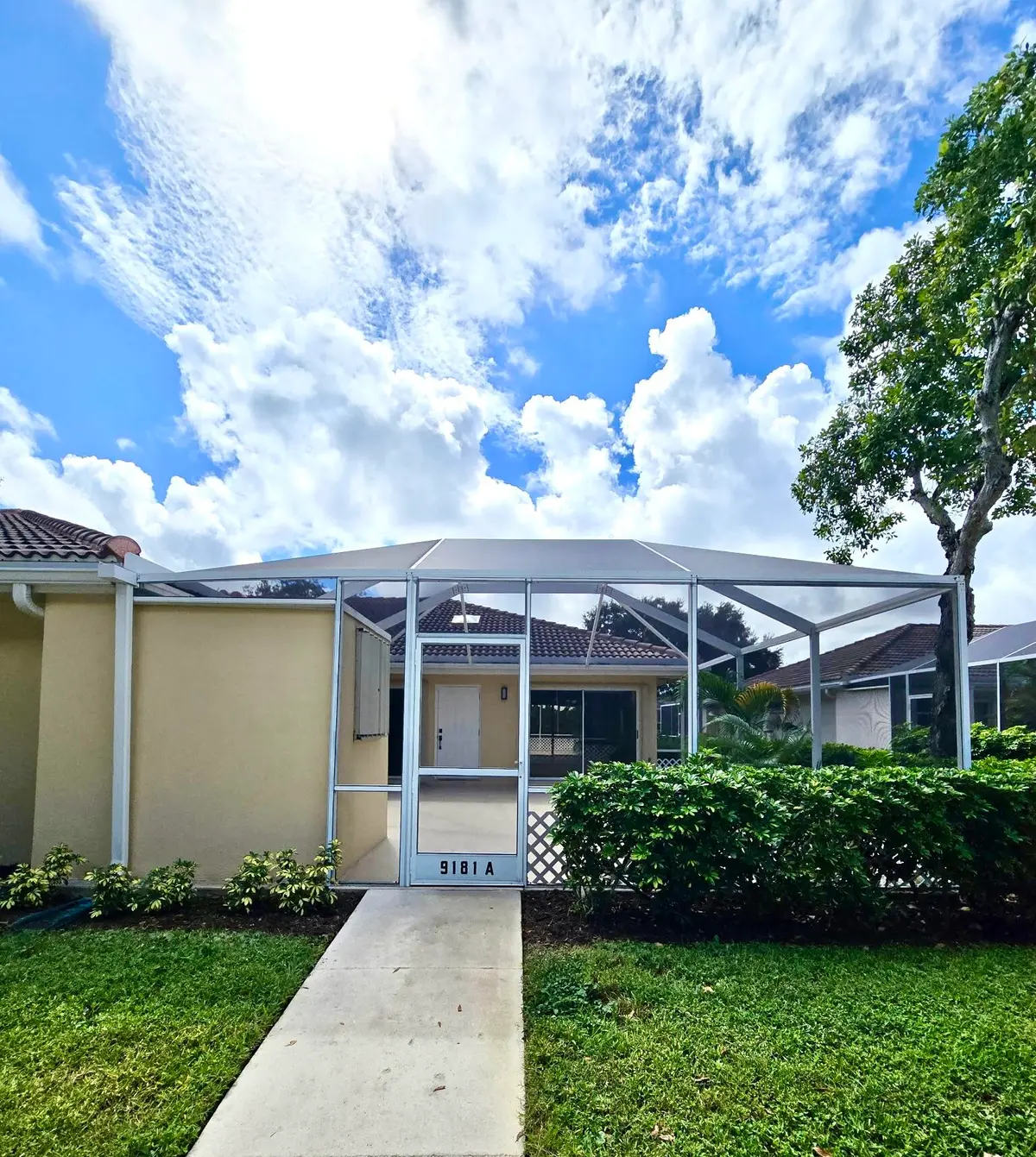 FRONT at 9181 SUN TERRACE Circle A, Palm Beach Gardens