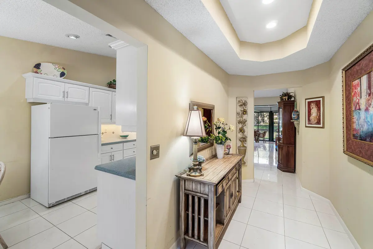Foyer w/ LED Lights at 5265 FAIRWAY WOODS Drive 3112, Delray Beach