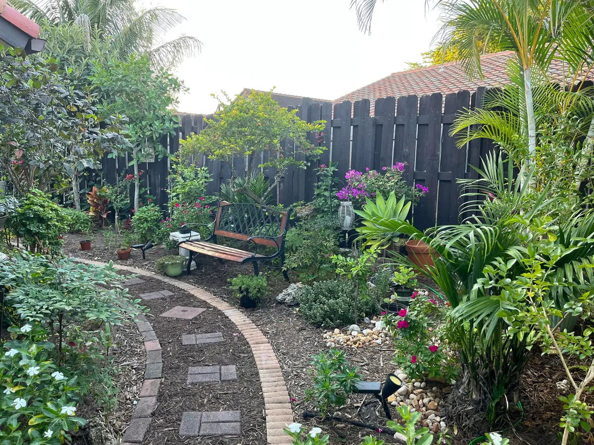 backyard at 21714 San Simeon Circle, Boca Raton