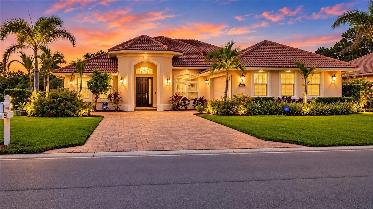 Twilight Mediterranean Dream Home at 2801 Bent Pine Drive, Fort Pierce