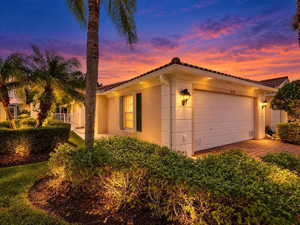 Front Exterior Night Shot at 12225 SW Elsinore Drive, Port St. Lucie