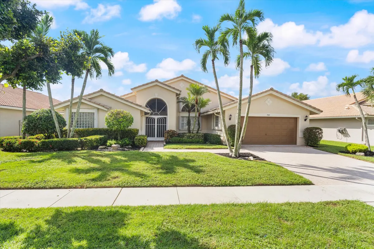 front at 7081 FALLS Road, Boynton Beach