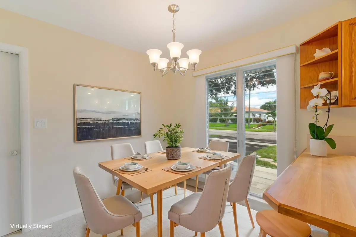 Dining Area virtually staged at 1166 SW 4th Street, Boca Raton