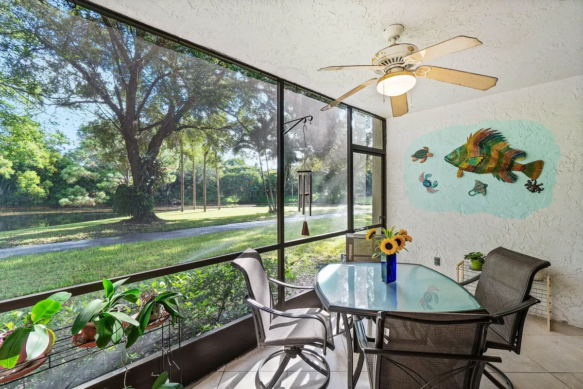 Screened In Patio at 5087 Oakhill Lane, Delray Beach
