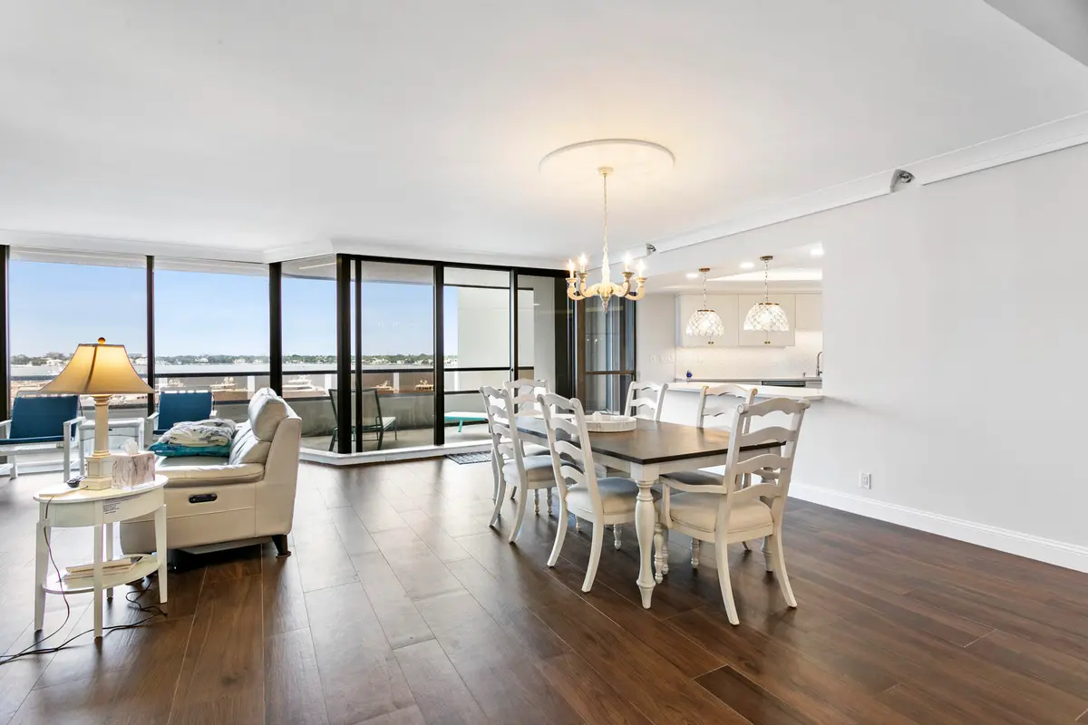 Dining Room at 100 LAKESHORE Drive 454, North Palm Beach