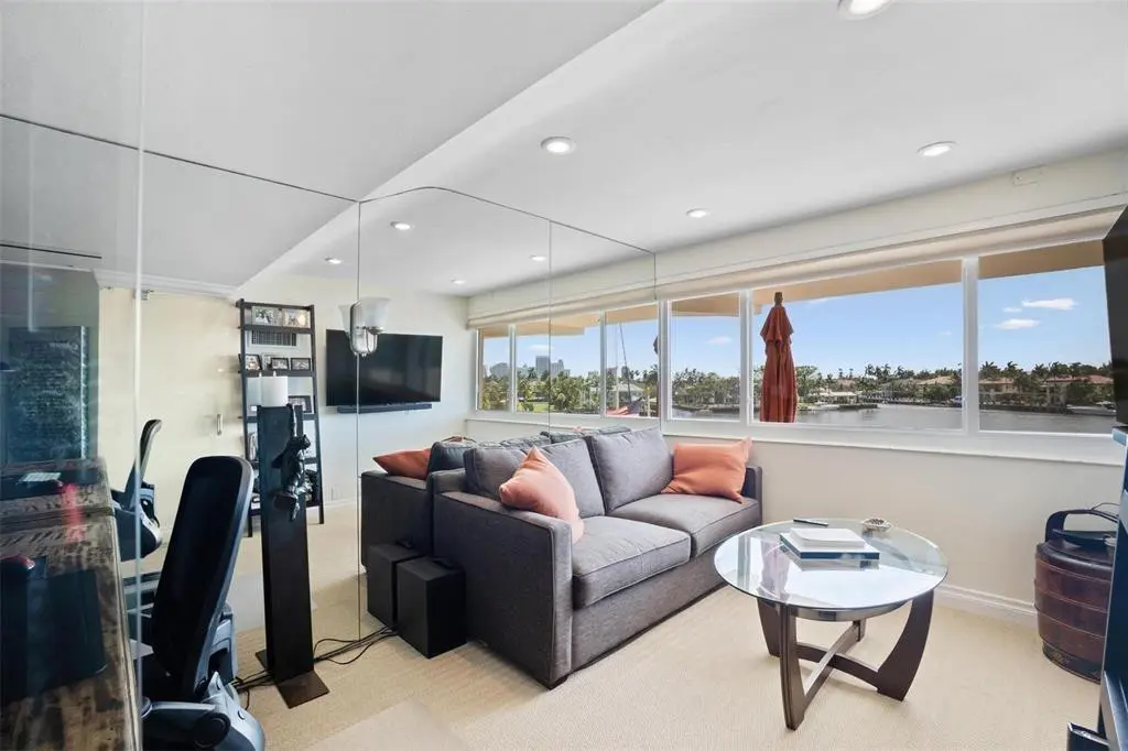 Den (now being used as home gym) at 333 SUNSET Drive 104, Fort Lauderdale
