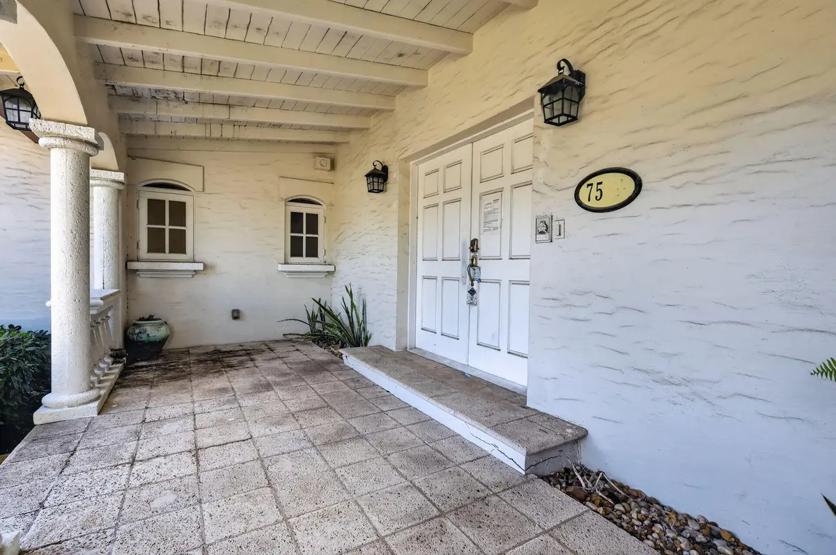 Entrance at 7500 W TREASURE Drive, North Bay Village