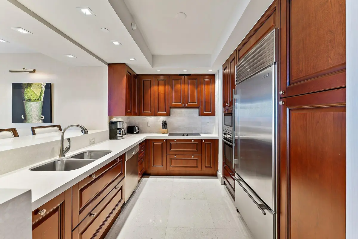 Kitchen at 2700 N Ocean Drive 2304b, Singer Island