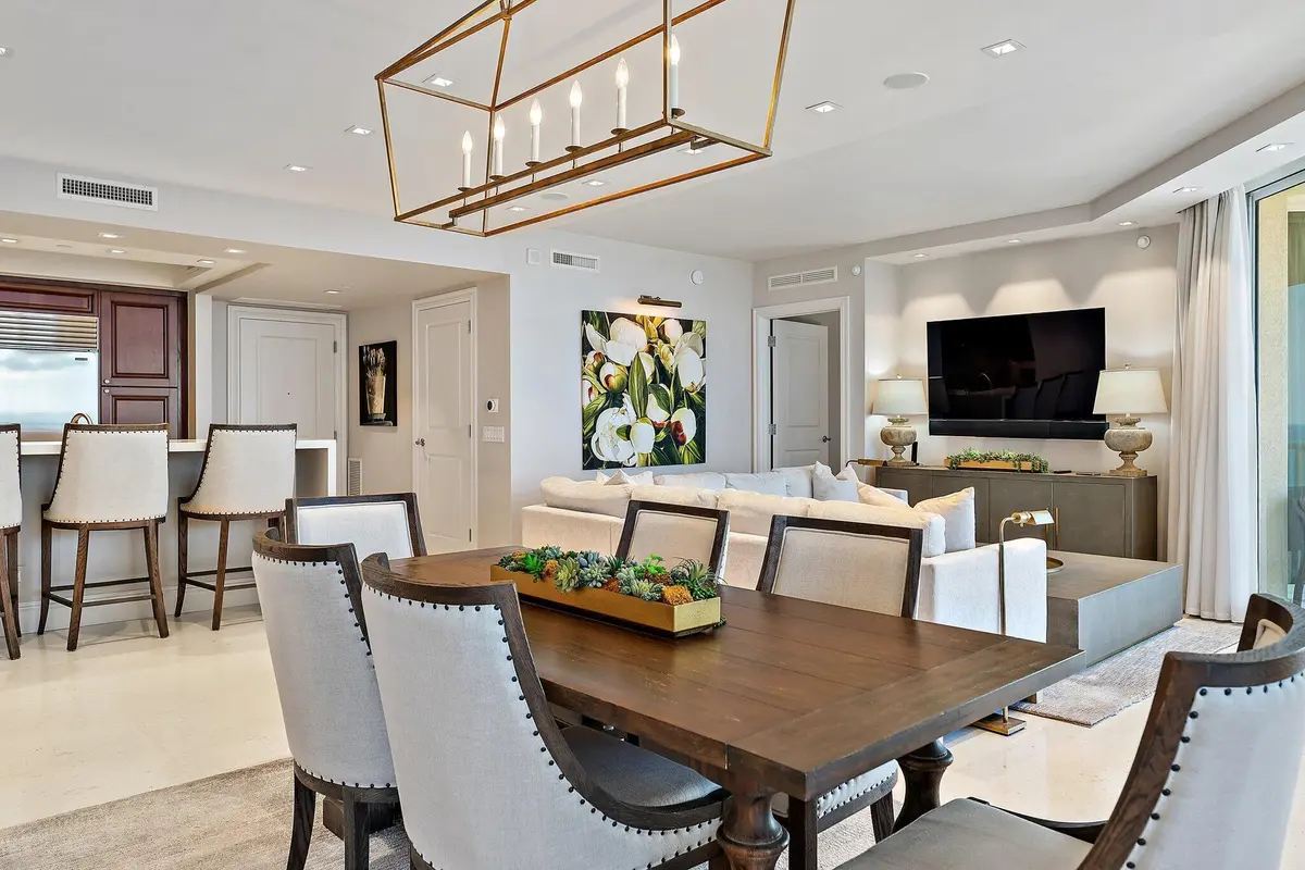 Dining Room at 2700 N Ocean Drive 2304b, Singer Island