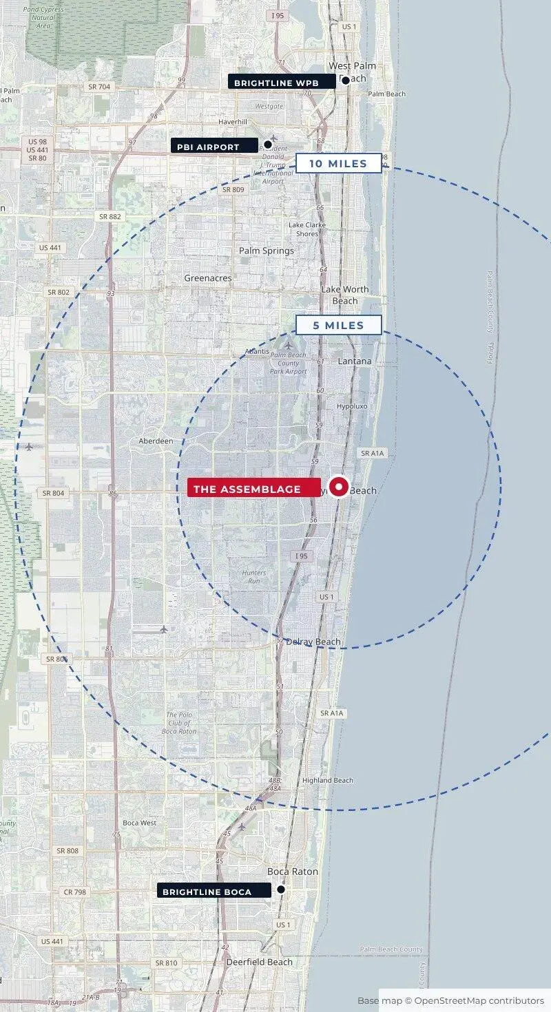 South Palm Beach County Map at 511 NE 4TH Street, Boynton Beach